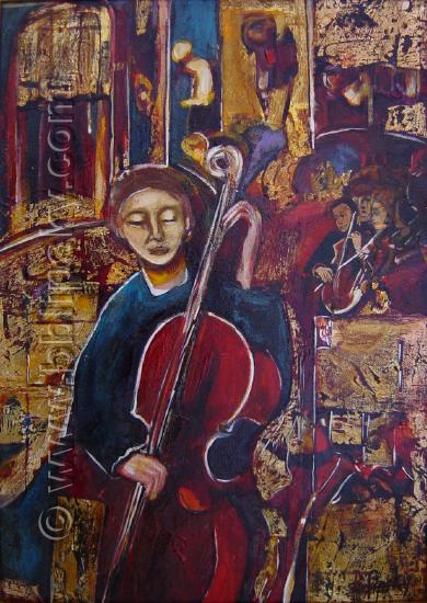 Joueur de contrebasse